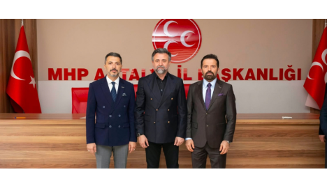 GİSİAD Heyetinden MHP Antalya İl Başkanı Sadullah Güneş’e Ziyaret